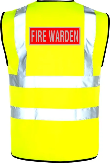 Yellow 2 Colour Fire Warden