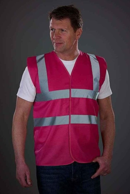 Raspberry Red Hi Vis Vest