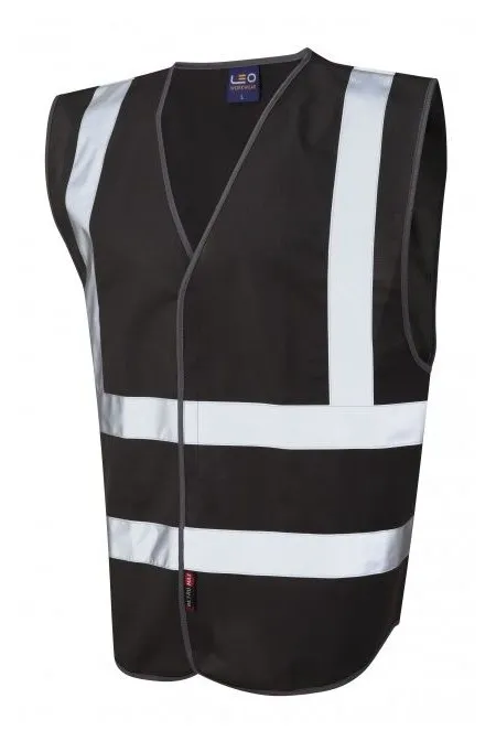 Leo Hi Vis Vest In Black W05