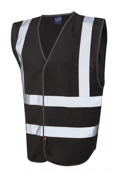 Leo Hi Vis Vest In Black W05