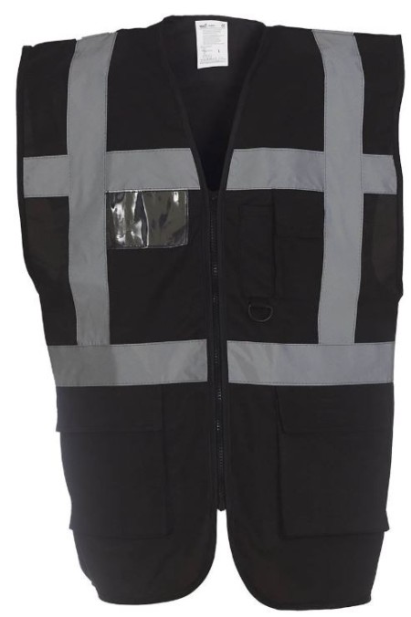Black Hi Vis Vest
