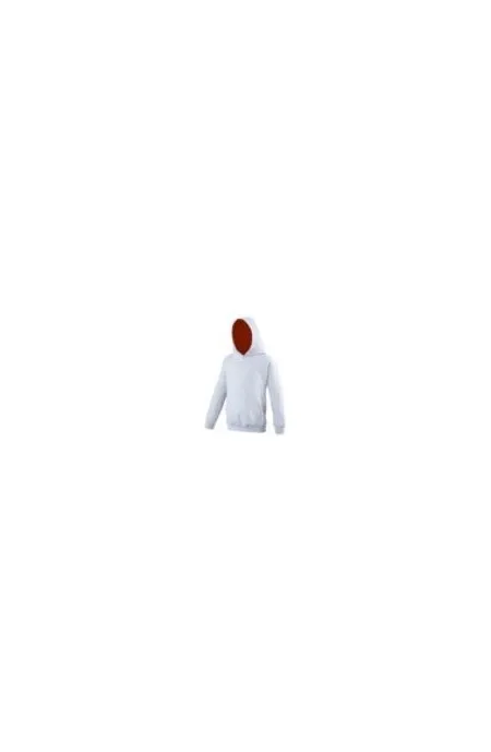Awdis JH03J Heather Grey/Fire Red