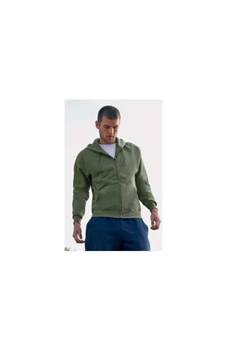Fruit of the Loom SS222 Zip through hoodieshirt