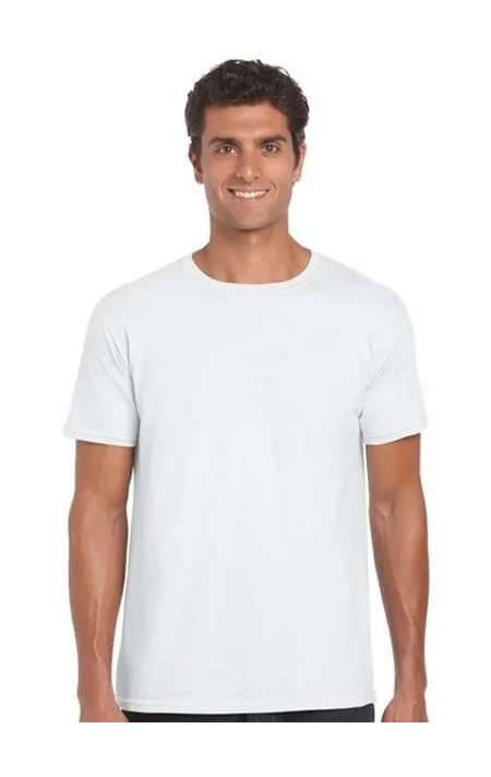 Gildan GD001,Softstyle Tee Shirt WHITE