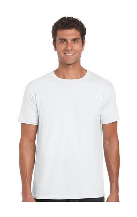 Gildan GD001,Softstyle Tee Shirt WHITE