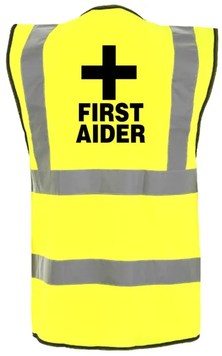 First Aid Hi Vis Vest