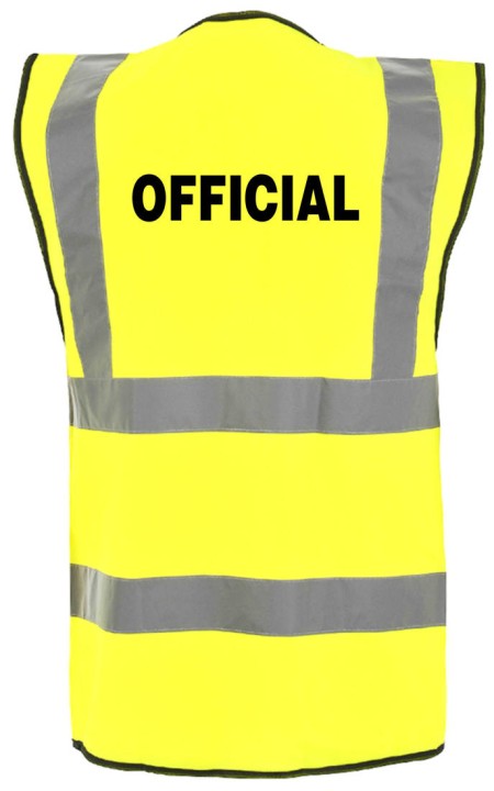 Hi Vis vest with OFFICIAL