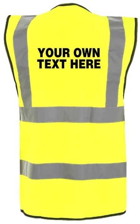 Hi Vis Vest with your own printing