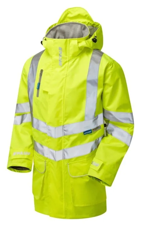 Unpadded Pulsar Breathable Hi Vis Coat P421