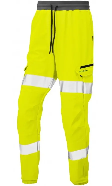 Hi Vis Cargo Jog Trousers Leo EcoViz JT01