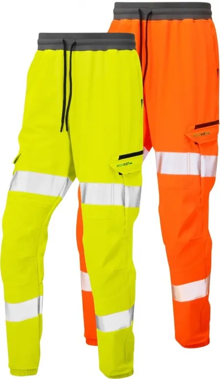 Hi Vis Cargo Jog Trousers Leo EcoViz JT01