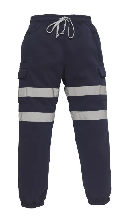 Hi Vis Jogging Pants Yoko HV016T Navy