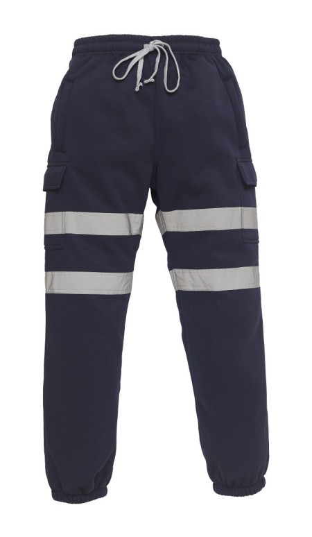 Hi Vis Jogging Pants Yoko HV016T Navy