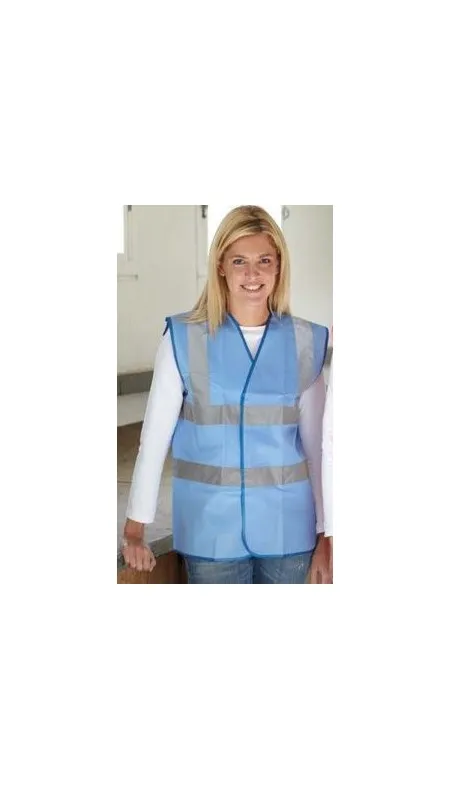 Sky Blue Hi Vis Vest