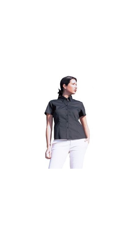 Uneek UC704 Ladies Pinpoint Oxford Half Sleeve Shirt
