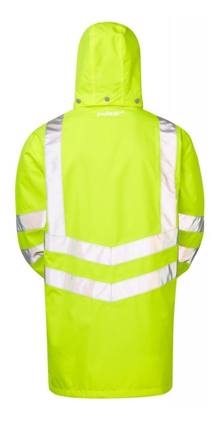Pulsar Hi Visibility Yellow Padded Storm Coat P187