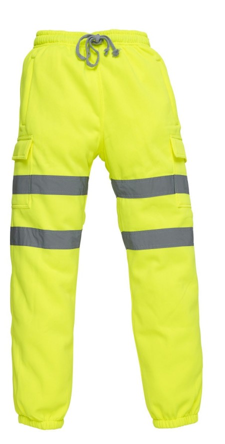 Hi Vis Jogging Pants Yoko HV016T Yellow