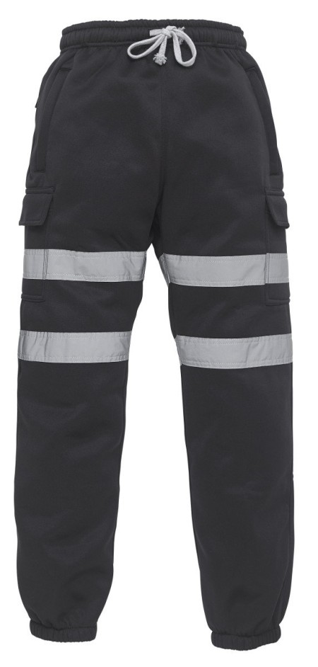 Hi Vis Jogging Pants Yoko HV016T Black