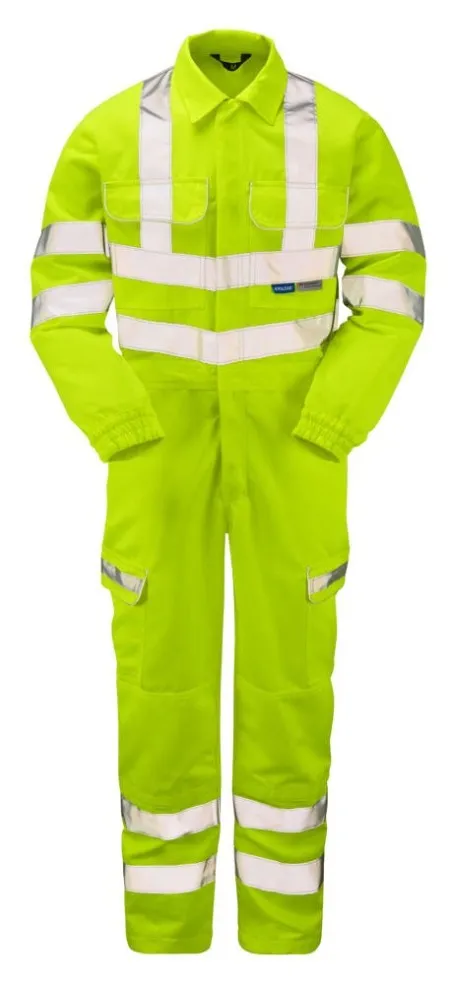 Hi Vis Coverall with Combat Pockets Pulsar P349