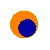 Orange/Navy