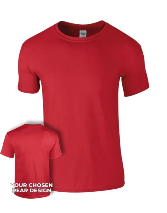 Leavers T-Shirt with students names printed to rear in the number of the year, "Design 2"