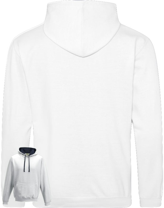 Varsity Style Leavers Hoodie with students names printed to rear in 3 columns, "Design 1"