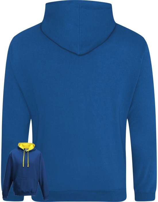 Varsity Style Leavers Hoodie with students names printed inside year number, "Design 2"