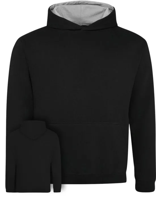 Kids Varsity Style Leavers Hoodie with students names printed to rear in 3 columns, "Design 1"