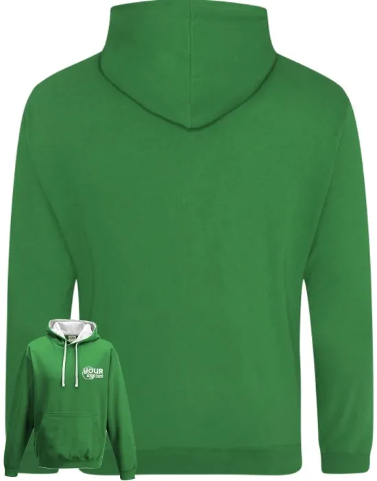 Varsity Leavers Hoodie with students names printed to rear in the number of the year & your logo embroidered to the front, "Design 3"