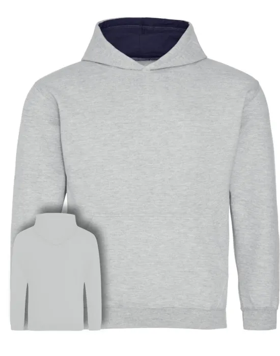 Kids Varsity Style Leavers Hoodie with students names printed inside year number, "Design 2"