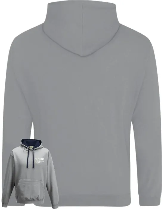 Varsity Leavers Hoodie with students names printed to rear in the number of the year & your logo embroidered to the front, "Design 2"