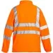 Hi Vis Zipped Fleece Jacket Blackrock 80103/80800 Orange Rear