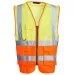 Premium Hi Vis Vest with Pockets Blackrock Yellow/Orange