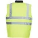 Yellow Hi Vis Reversible Bodywarmer Blackrock 80005 Rear