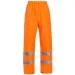 Hi Vis Orange Waterproof Overtrousers