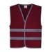 Kids Hivis Vests Maroon