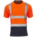 Orange and Blue Hi Vis Tee shirt