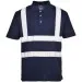 Navy Blue Hi Vis polo shirt Portwest F477