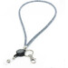 Retractable Lanyard with Sparkle glitter GREY