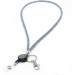 Retractable Lanyard with Sparkle glitter GREY