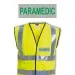 Hi Vis Vest With Green And Silver Paramedic Print