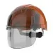 JSP EVO VISTAshield Vented Helmet Orange - Smoke