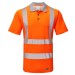 PULSAR Life Men's Sustainable Hi Vis Poloshirt Orange LFE924