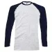 Fruit of the Loom SS028 Heather Grey/Deep Navy