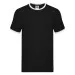 Fruit of the Loom SS168 Black/White