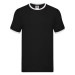 Fruit of the Loom SS168 Black/White