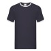 Fruit of the Loom SS168 Navy/White