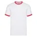Fruit of the Loom SS168 White/Red
