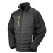 Padded Softshell Jacket Result R237X Black/Lime