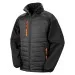 Padded Softshell Jacket Result R237X Black/Orange